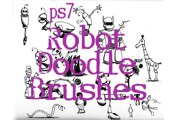 Robot Doodle Brushes