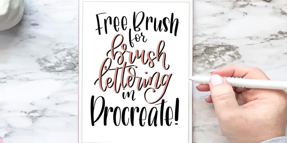 Brush Lettering Procreate Brushes