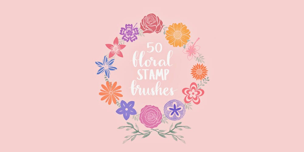 Floral Stamp Brushes