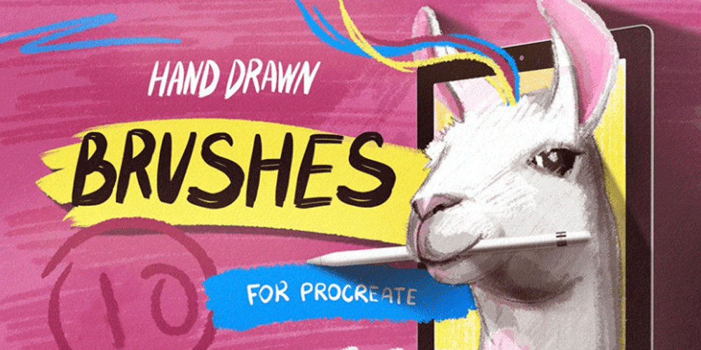 Hand Drawn Brushes for Procreate