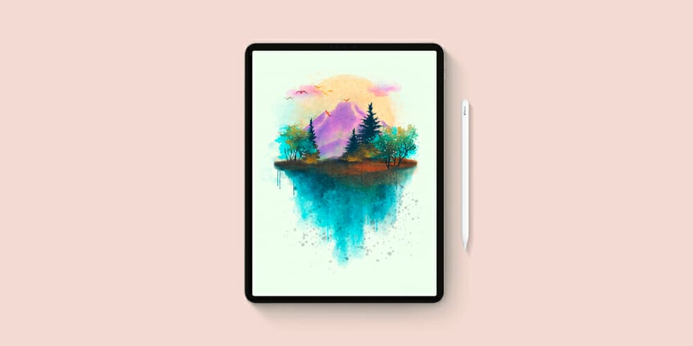 Watercolor Landscape Painting Bundle