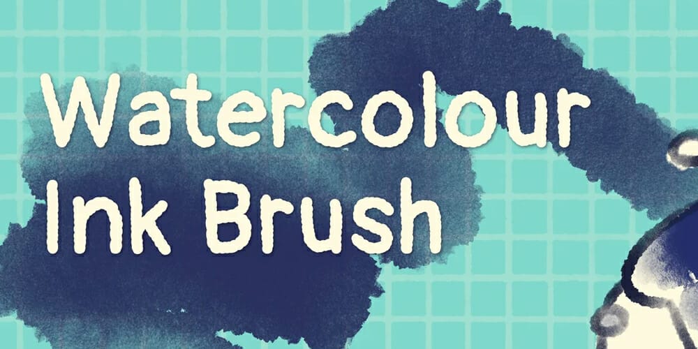 Watercolour Ink Brush